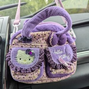 Hello kitty purple purse bag